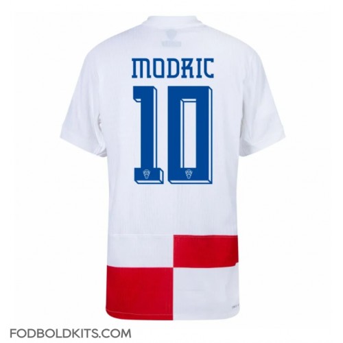 Kroatien Luka Modric #10 Hjemmebanetrøje EM 2024 Kortærmet